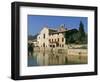 Thermal Pool of Bagno Vignoni, Val D'Orcia, Siena Province, Tuscany, Italy, Europe-Sergio Pitamitz-Framed Photographic Print