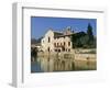 Thermal Pool of Bagno Vignoni, Val D'Orcia, Siena Province, Tuscany, Italy, Europe-Sergio Pitamitz-Framed Photographic Print