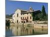 Thermal Pool of Bagno Vignoni, Val D'Orcia, Siena Province, Tuscany, Italy, Europe-Sergio Pitamitz-Mounted Photographic Print