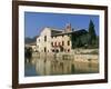 Thermal Pool of Bagno Vignoni, Val D'Orcia, Siena Province, Tuscany, Italy, Europe-Sergio Pitamitz-Framed Photographic Print