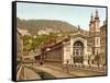 Thermal Spring Colonnade, Karlovy Vary, Pub. 1890-1900-null-Framed Stretched Canvas