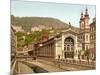 Thermal Spring Colonnade, Karlovy Vary, Pub. 1890-1900-null-Mounted Giclee Print