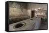 Thermopolium of Vetutius Placidus, Roman Ruins of Pompeii, Campania, Italy-Eleanor Scriven-Framed Stretched Canvas