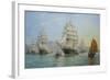 Thermopylae and Cutty Sark Leaving Foochow in 1872, 2008-John Sutton-Framed Giclee Print