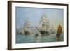 Thermopylae and Cutty Sark Leaving Foochow in 1872, 2008-John Sutton-Framed Giclee Print