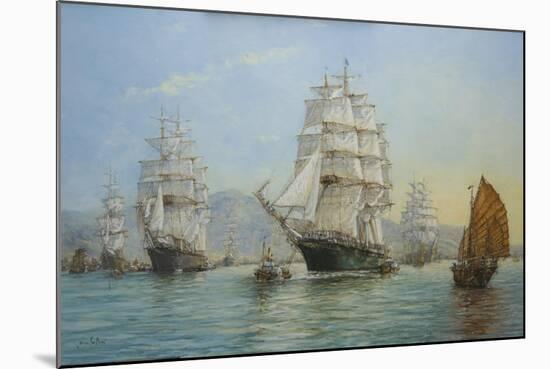 Thermopylae and Cutty Sark Leaving Foochow in 1872, 2008-John Sutton-Mounted Giclee Print