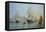 Thermopylae and Cutty Sark Leaving Foochow in 1872, 2008-John Sutton-Framed Stretched Canvas