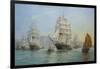 Thermopylae and Cutty Sark Leaving Foochow in 1872, 2008-John Sutton-Framed Giclee Print