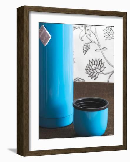 Thermos Flask of Earl Grey Tea-Sara Jones-Framed Photographic Print