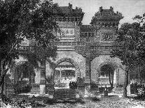 Temple of Confucius, Peking, China, 19th Century-Therond-Stretched Canvas