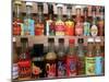 These are Sample Bottles of Hot Sauce Sold by Kaufman's Fancy Fruit and Vegetables-John Gillis-Mounted Photographic Print