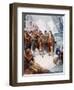 These Cruel Men Meant to Turn Hudson Adrift on the Icy Waters-Joseph Ratcliffe Skelton-Framed Giclee Print