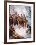 These Cruel Men Meant to Turn Hudson Adrift on the Icy Waters-Joseph Ratcliffe Skelton-Framed Giclee Print