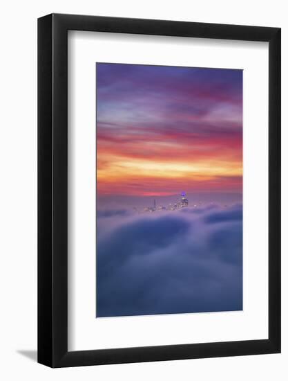 These Dreams in San Francisco, Morning Light and Stunning Fog-Vincent James-Framed Photographic Print