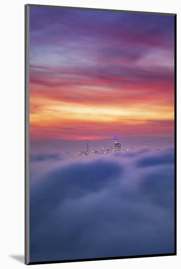 These Dreams in San Francisco, Morning Light and Stunning Fog-Vincent James-Mounted Photographic Print