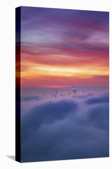 These Dreams in San Francisco, Morning Light and Stunning Fog-Vincent James-Stretched Canvas