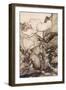 These Fairy Mountains , from Rip Van Winkle by Washington Irving, Pub. 1910 (Colour Litho)-Arthur Rackham-Framed Giclee Print
