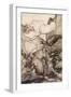 These Fairy Mountains , from Rip Van Winkle by Washington Irving, Pub. 1910 (Colour Litho)-Arthur Rackham-Framed Giclee Print