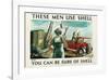 These Men Use Shell - Builders-null-Framed Art Print