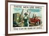 These Men Use Shell - Builders-null-Framed Art Print