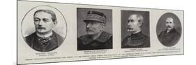 These Officers Constituted the Head of the French Army When the Fragments of the Bordereau Were-null-Mounted Giclee Print
