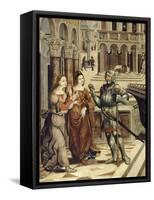 Thésée et le Minotaure-des Cassoni Campana Maître-Framed Stretched Canvas