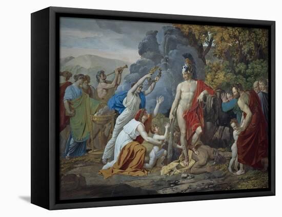Theseus and the Minotaur, 1824-Giuseppe Castiglione-Framed Stretched Canvas