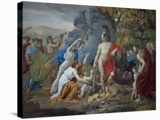 Theseus and the Minotaur, 1824-Giuseppe Castiglione-Stretched Canvas
