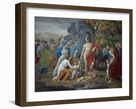 Theseus and the Minotaur, 1824-Giuseppe Castiglione-Framed Giclee Print