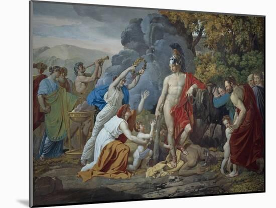 Theseus and the Minotaur, 1824-Giuseppe Castiglione-Mounted Giclee Print