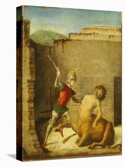 Theseus Slaying Minotaur, 1505-Giovanni Battista Cima Da Conegliano-Stretched Canvas
