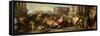 Theseus Taming the Bull of Marathon, c.1730-Carle van Loo-Framed Stretched Canvas