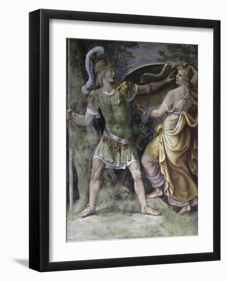 Thetis Arming Achilles-Giulio Romano-Framed Giclee Print