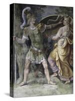 Thetis Arming Achilles-Giulio Romano-Stretched Canvas