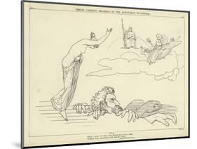 Thetis Calling Briareus to the Assistance of Jupiter-John Flaxman-Mounted Giclee Print