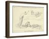 Thetis Calling Briareus to the Assistance of Jupiter-John Flaxman-Framed Giclee Print