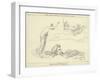 Thetis Calling Briareus to the Assistance of Jupiter-John Flaxman-Framed Giclee Print