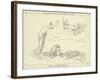 Thetis Calling Briareus to the Assistance of Jupiter-John Flaxman-Framed Giclee Print