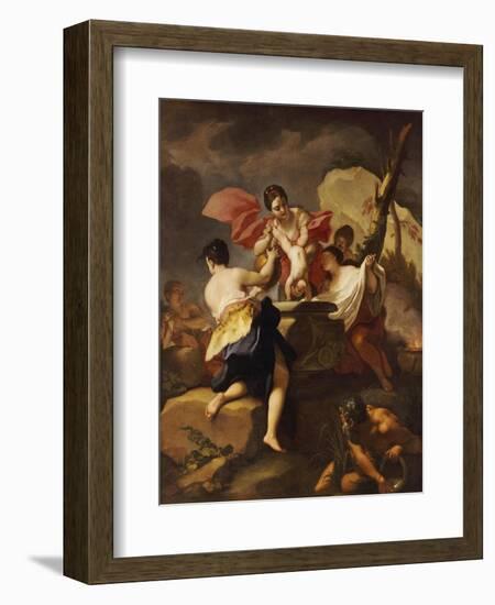 Thetis Dipping the Infant Achilles Into Water from the Styx-Antonio Balestra-Framed Giclee Print