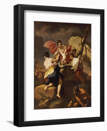 Thetis Dipping the Infant Achilles Into Water from the Styx-Antonio Balestra-Framed Giclee Print