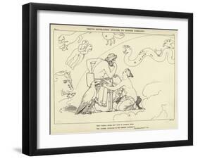 Thetis Entreating Jupiter to Honor Achilles-John Flaxman-Framed Giclee Print