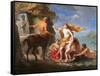 Thetis Entrusting Achilles to the Centaur Chiron-Pompeo Batoni-Framed Stretched Canvas