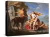 Thetis Entrusting Achilles to the Centaur Chiron-Pompeo Batoni-Stretched Canvas