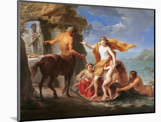 Thetis Entrusting Achilles to the Centaur Chiron-Pompeo Batoni-Mounted Art Print