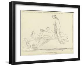 Thetis Ordering the Nereids to Descend into the Sea-John Flaxman-Framed Giclee Print