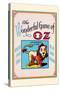Thewonderful Game of Oz - Cowardly Lion-John R. Neill-Stretched Canvas