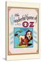 Thewonderful Game of Oz - Cowardly Lion-John R. Neill-Stretched Canvas