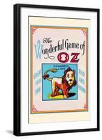 Thewonderful Game of Oz - Cowardly Lion-John R. Neill-Framed Art Print