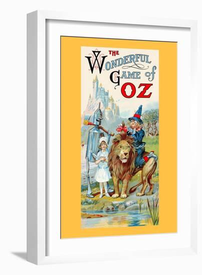 Thewonderful Game of Oz-John R. Neill-Framed Art Print