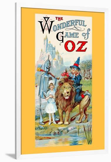 Thewonderful Game of Oz-John R. Neill-Framed Art Print